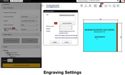 Engraving Settings