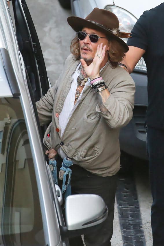 Johnny Depp está de gira por Europa