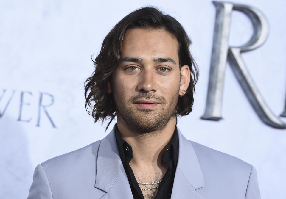 Maxim Baldry attends the premiere of "The Lord of the Rings: The Rings of Power" at The Culver Studios on Monday, Aug. 15, 2022, in Culver City, Calif. (Photo by Jordan Strauss/Invision/AP)