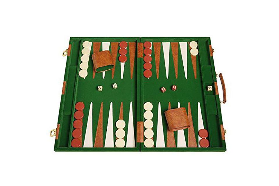 8) Deluxe Backgammon Set