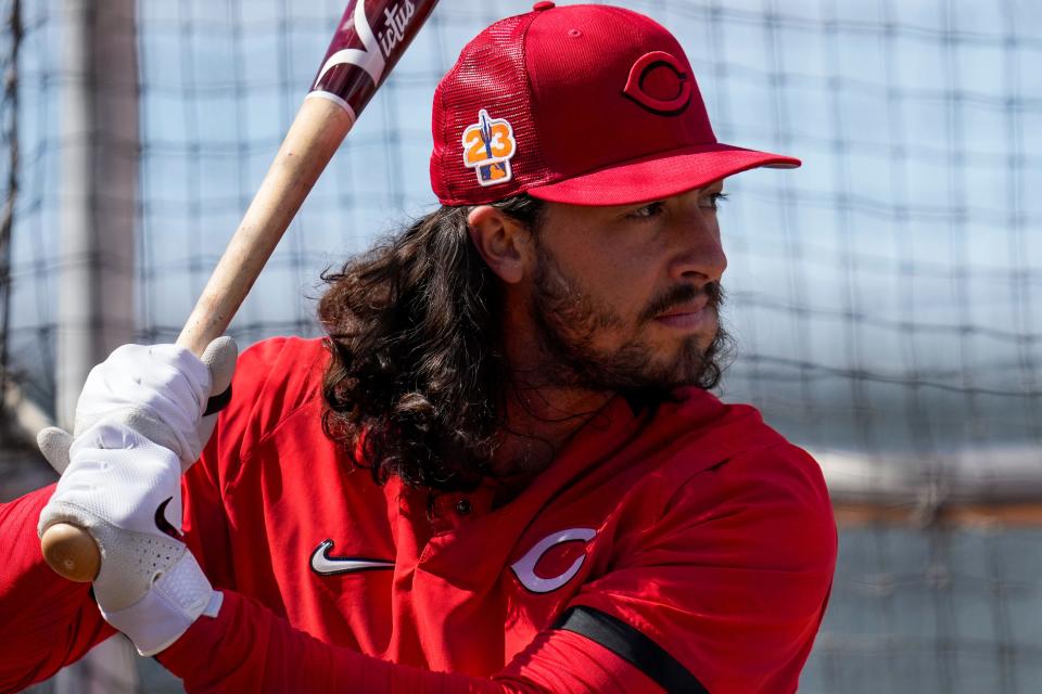 This year, Jonathan India will play some second base, first base, left field and designated hitter for the Cincinnati Reds.