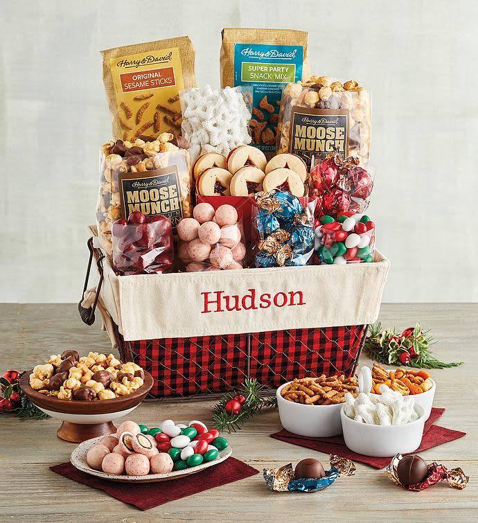 Personalized Christmas Gift Basket