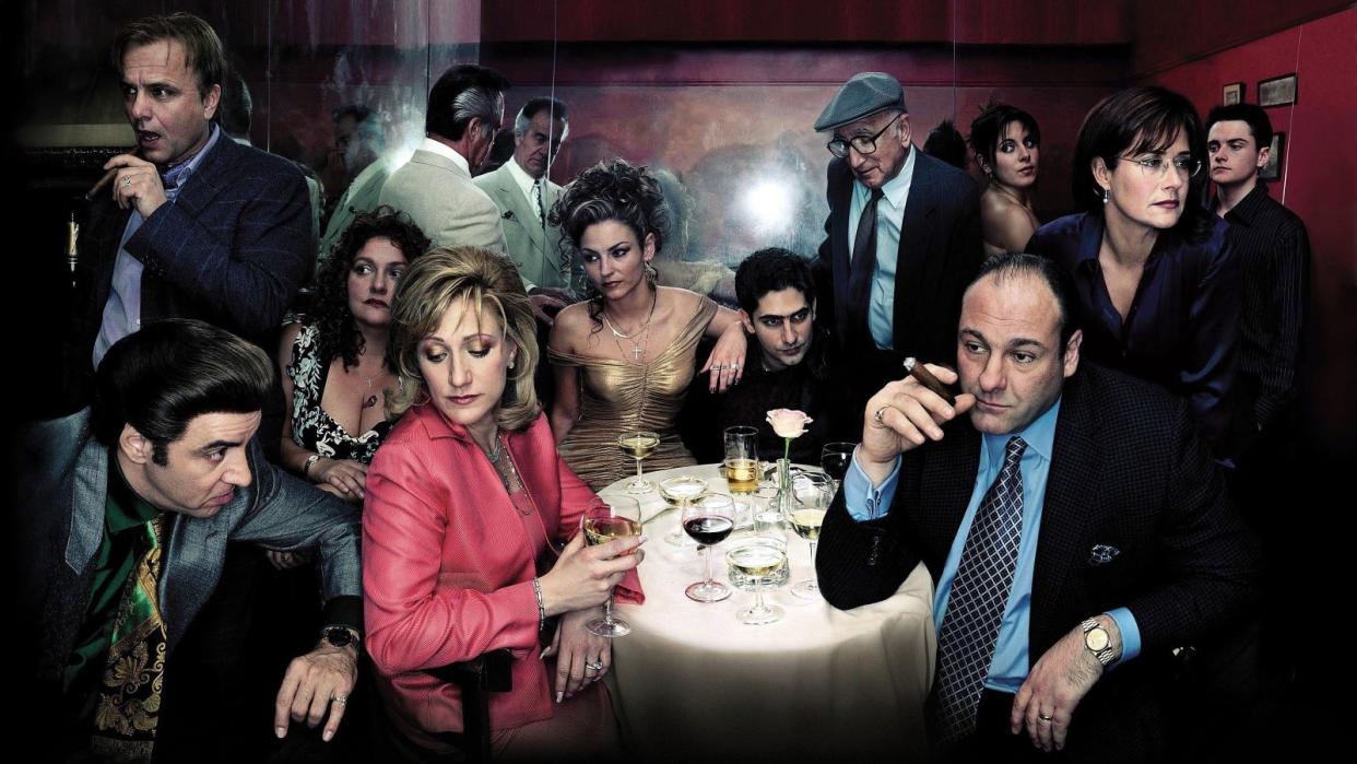  The cast of The Sopranos. 