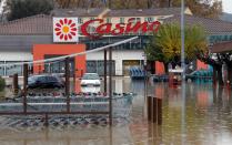 Southern part of France hit by heavy rain fall