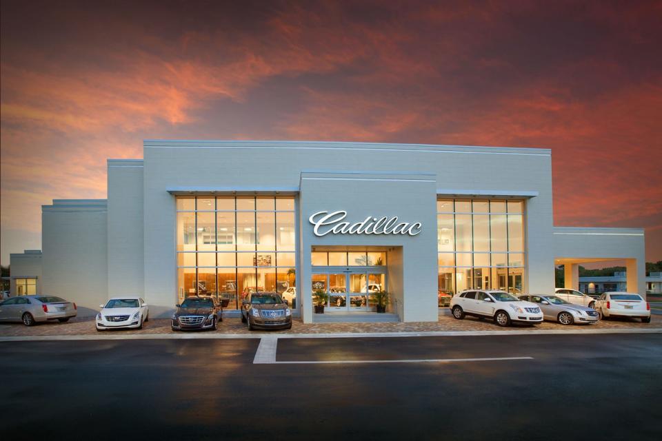 Cadillac dealership in North Naples, owned by the DeVoe family.
