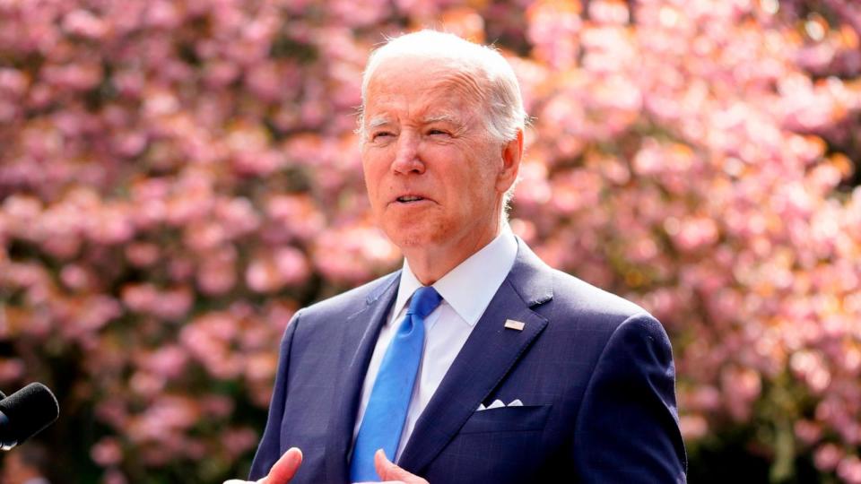 PHOTO: President Joe Biden speaks, April 22, 2022, in Seattle. (Andrew Harnik/AP)