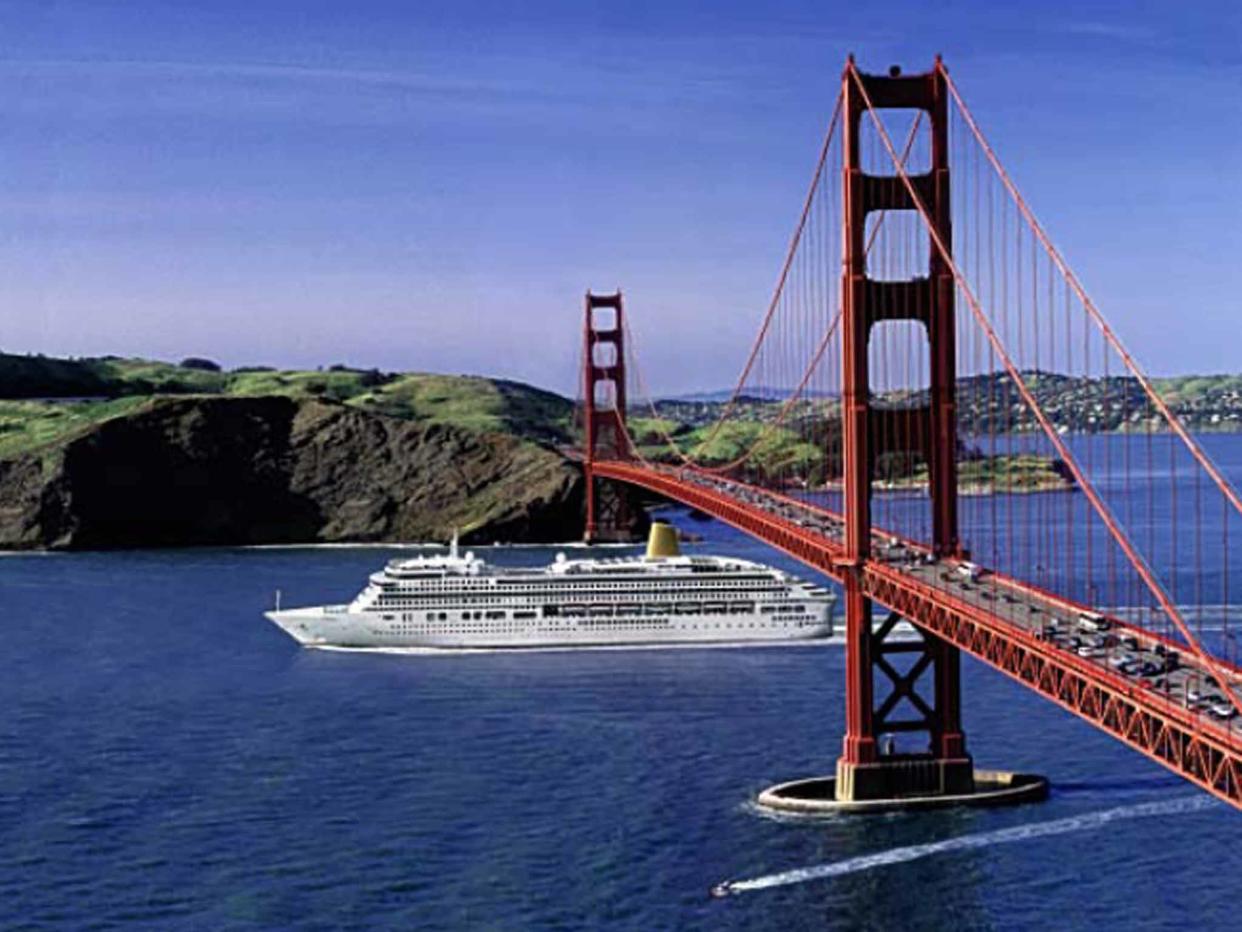 Bridge the gap: P&O's Aurora in San Francisco