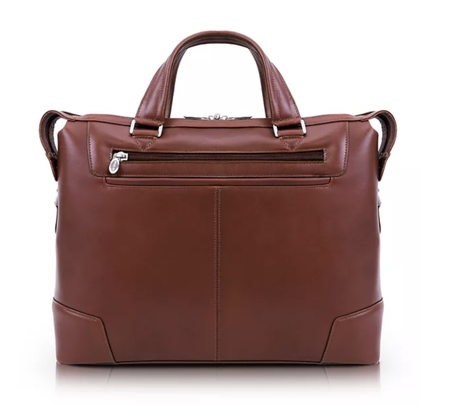 McKlein Arcadia Leather 17-Inch Laptop Briefcase