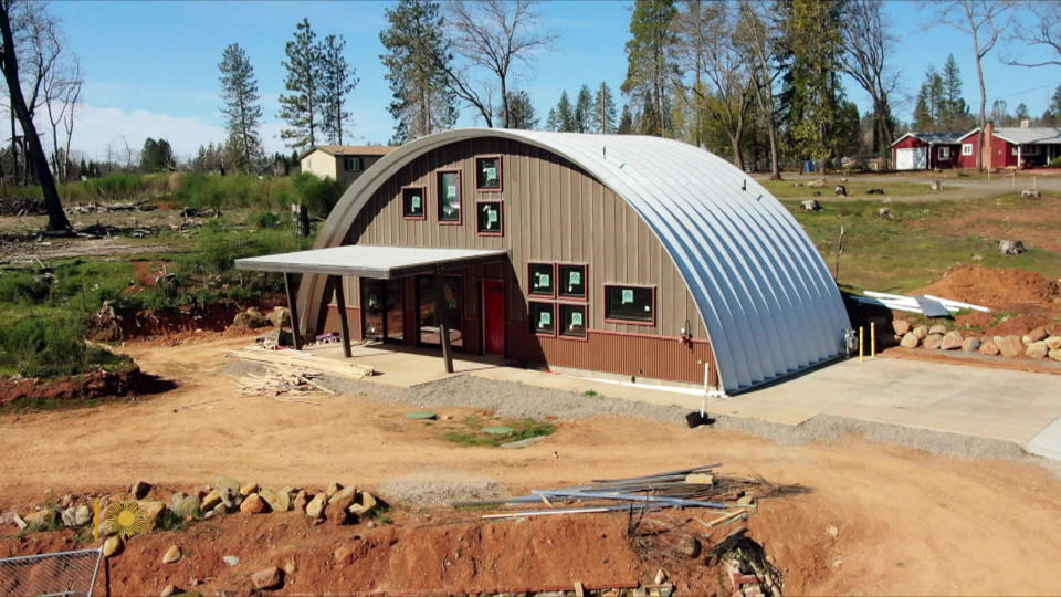 A Q Cabin constructed in Paradise, Calif.  / Credit: CBS News