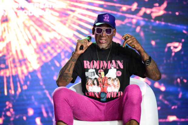 Dennis Rodman's GF Says She Was Against Face Tattoo Idea, 'He's Crazy!