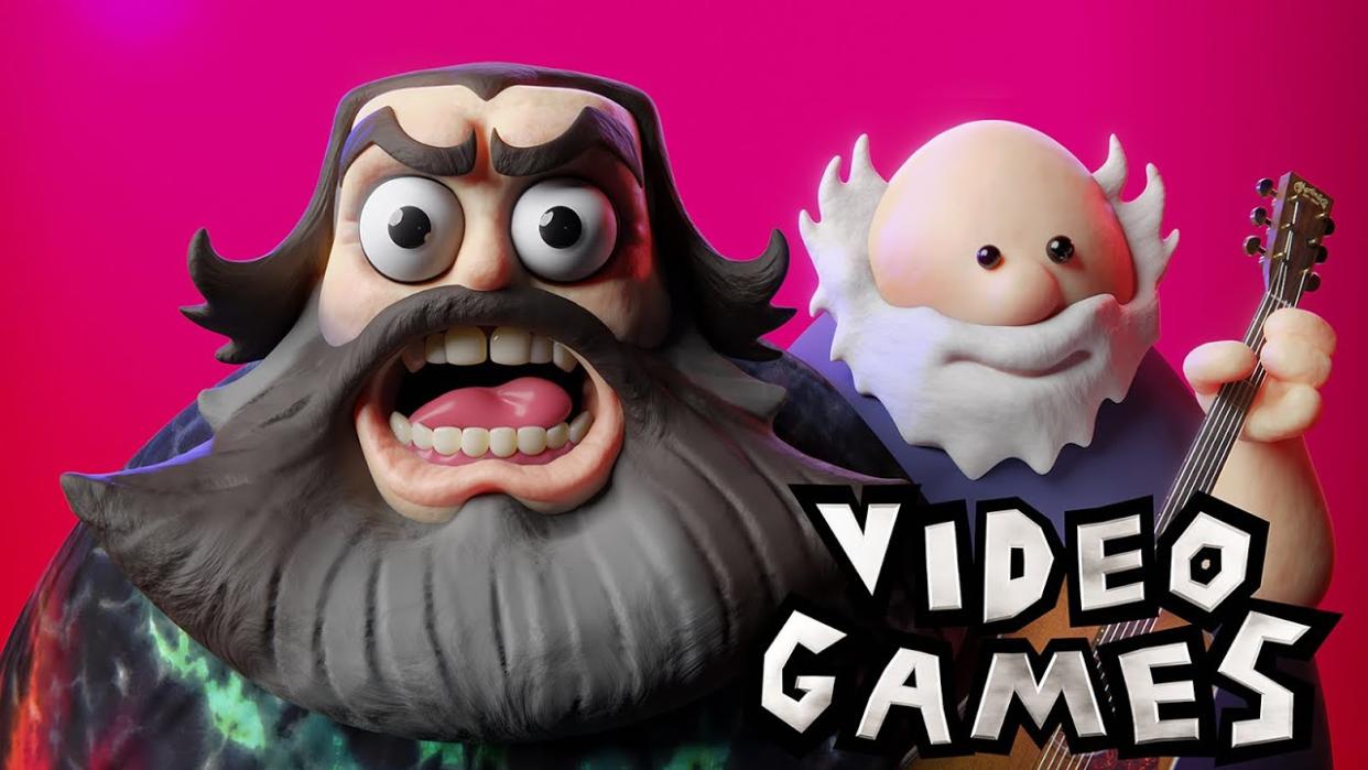  Screengrab from Tenacious D's Video Games video 