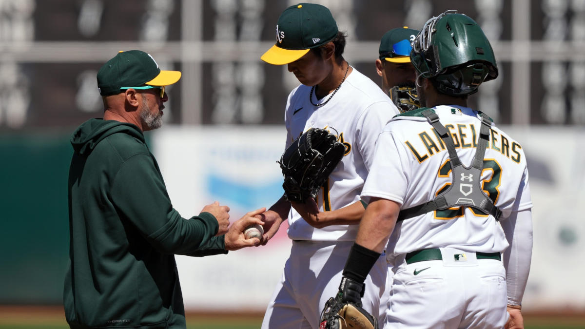 Shintaro Fujinami makes his A's spring training debut against Shohei Ohtani  – NBC Sports Bay Area & California