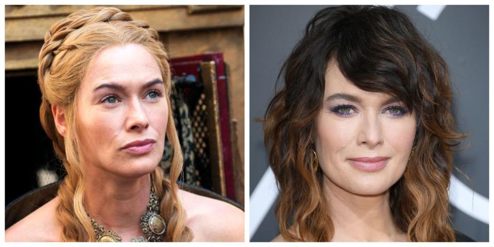 <p>Many of the <em>Game of Thrones</em> characters look different than the stars who play them, but aside from Daenerys and The Hound, Cersei Lannister is another one who especially stands out. Lena Headey, the actress who plays Cersei, has dark hair and a friendly face in real life that makes her look completely different from her smirking blonde character. </p>