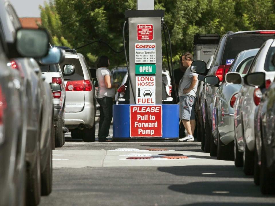 gas station