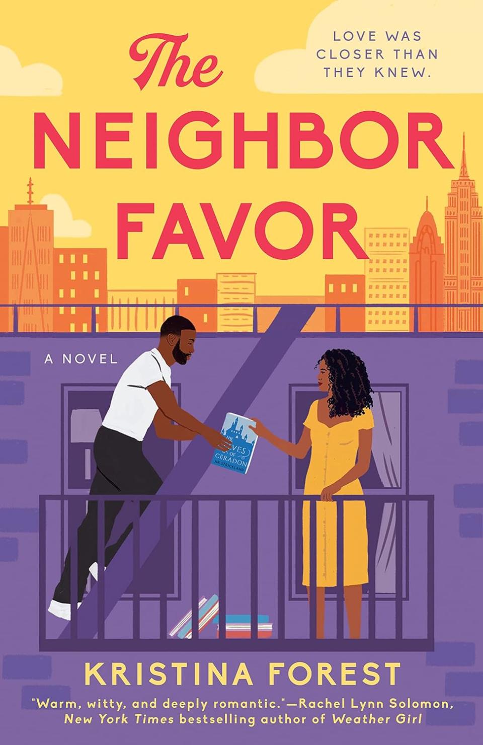 The Neighbor Favor by Kristina Forest (FIRST book club) 