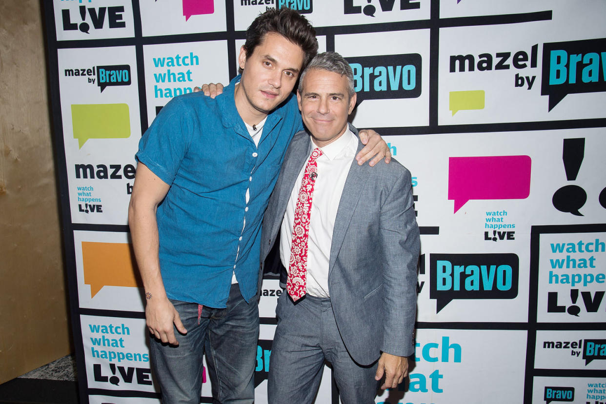John Mayer and Andy Cohen (Bravo)