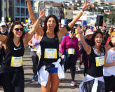 <p>Katie a participé à plusieurs courses à pied, dont la célèbre <em>City2Surf</em> qui a lieu tous les ans à Sydney.<br>Crédit photo : Instagram Katie Lolas </p>