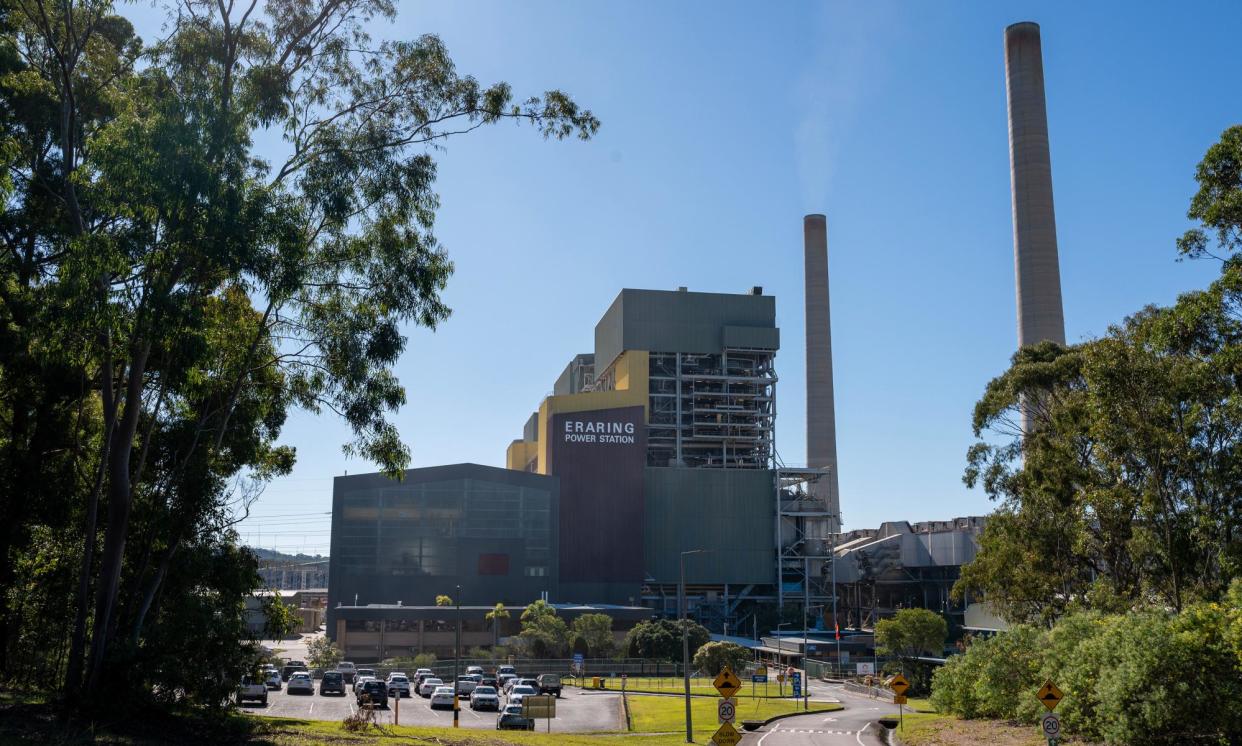 <span>Outages at Origin Energy’s Eraring power station (pictured) and Delta’s Vales Point facility contributed to a sharp rise in power prices in May.</span><span>Photograph: Brydie Piaf/The Guardian</span>