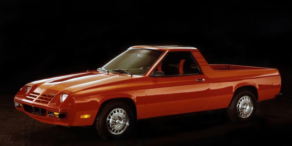 <p>Utes are awesome, but names like Ranchero and El Camino aren't. Dodge took a different approach and named its ute the much-more-aggressive-sounding Rampage.</p>