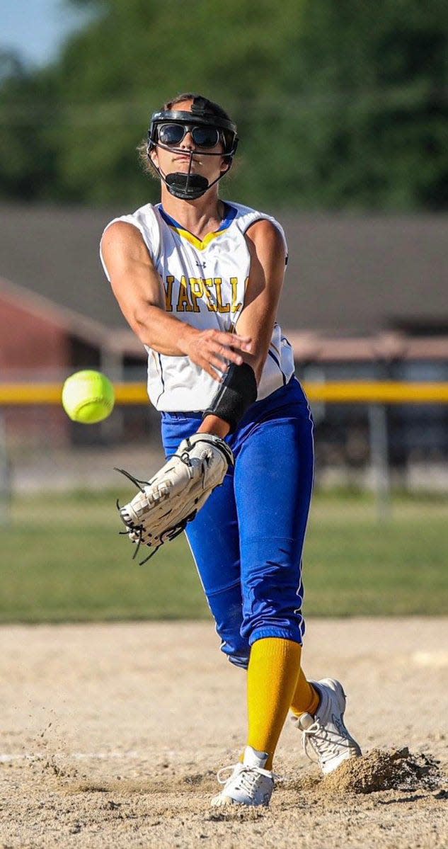 Wapello softball pitcher Ada Boysen has been voted the Des Moines Register's Female Athlete of the Week for May 28-June 3 by Register readers.