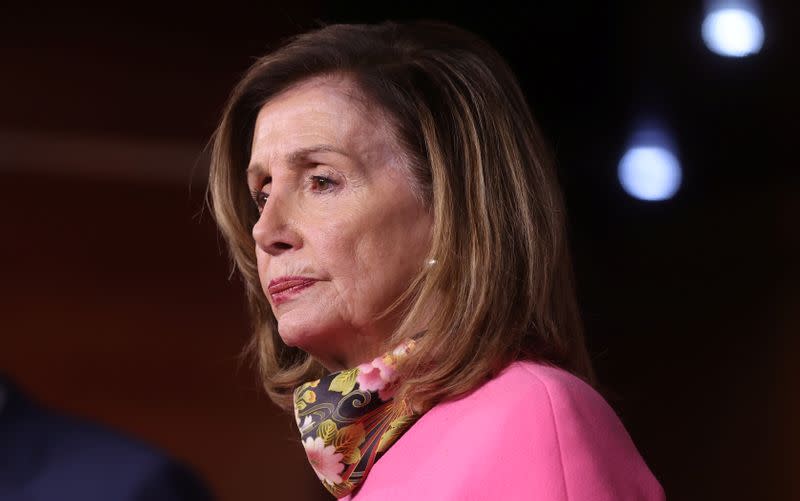 U.S. House Speaker Nancy Pelosi (D-CA), attends a news conference on Capitol Hill in Washington