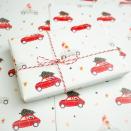 <p>The stars of this adorable wrapping paper are its two back-seat passengers: The Black Pug Press founder Laura’s four-legged friends, Betty and Buddy. Their adventures are inspiration for her designs, made in Devon. £2.80 per sheet, <a href="https://theblackpugpress.com/collections/wrapping-paper/products/pug-print-christmas-wrapping-paper" rel="nofollow noopener" target="_blank" data-ylk="slk:theblackpugpress.com;elm:context_link;itc:0;sec:content-canvas" class="link ">theblackpugpress.com</a></p>