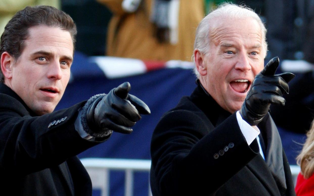 Hunter and Joe Biden - Reuters