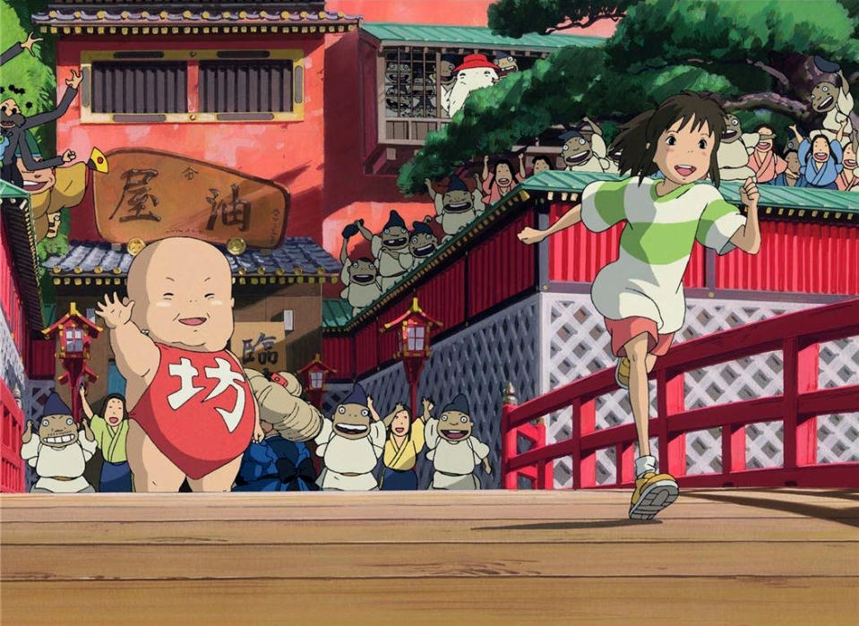 A still from the movie Spirited Away