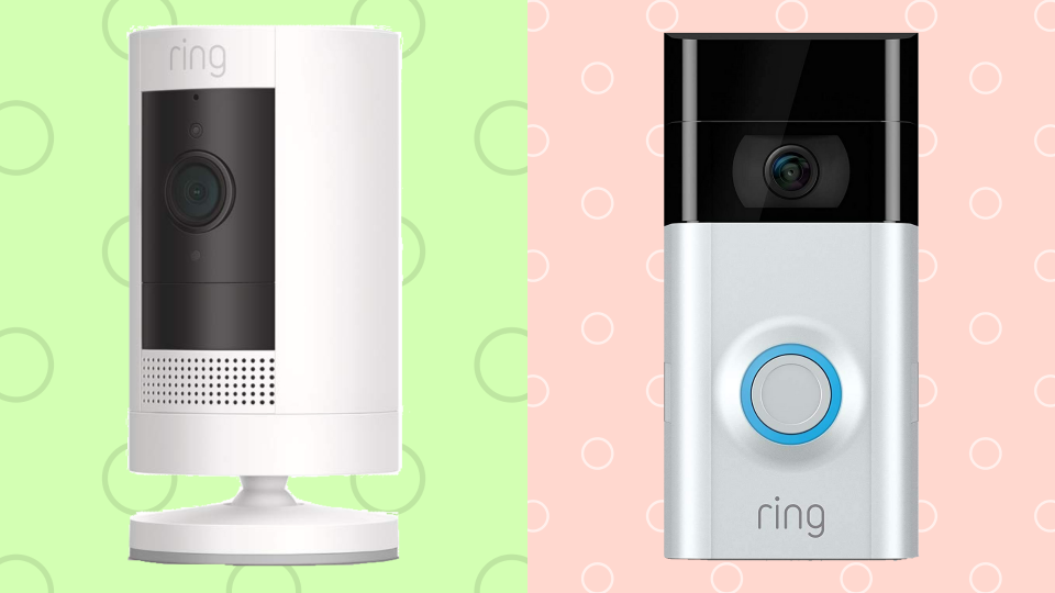 Peekaboo, I see you. Smart-home security devices from Ring keep a watchful eye on your home. (Photo: Amazon)