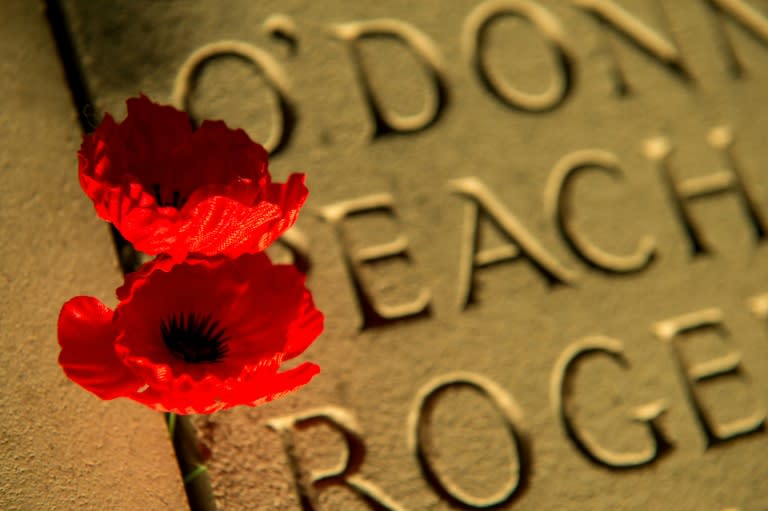 The memorial in Villers-Bretonneux lists the names of more than 10,000 Australian soldiers killed in France and Belgium during World War I