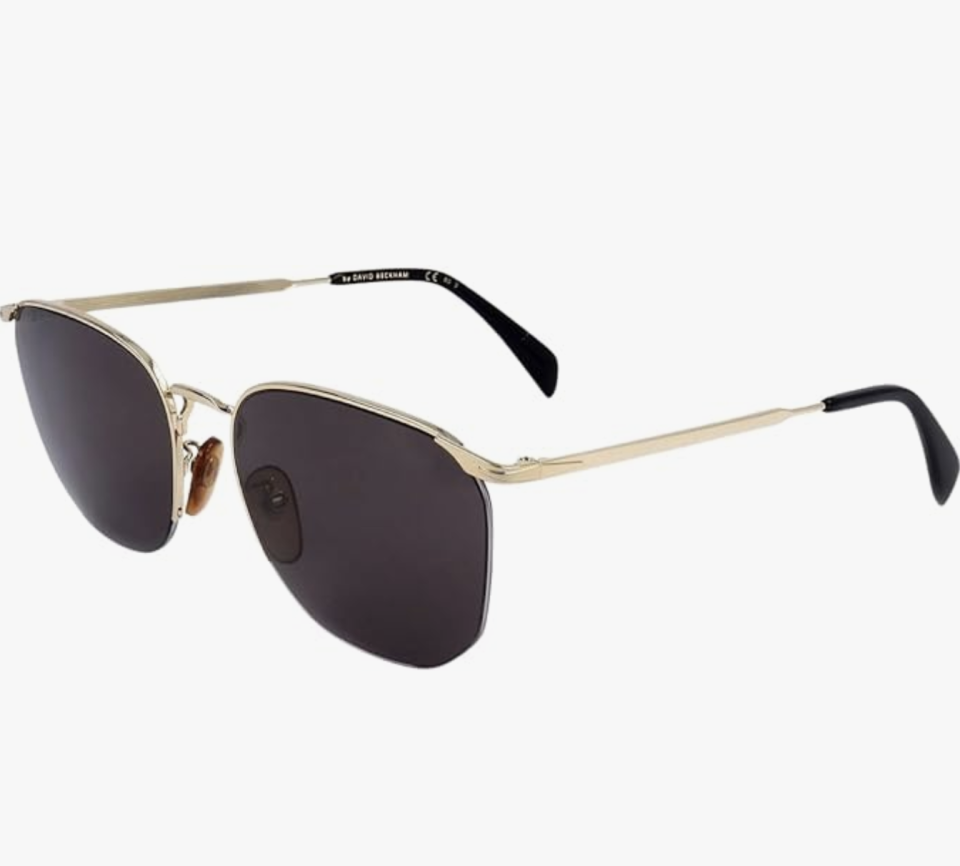 David Beckham Sunglasses in Gold/Black Frame. (PHOTO: Amazon Singapore)