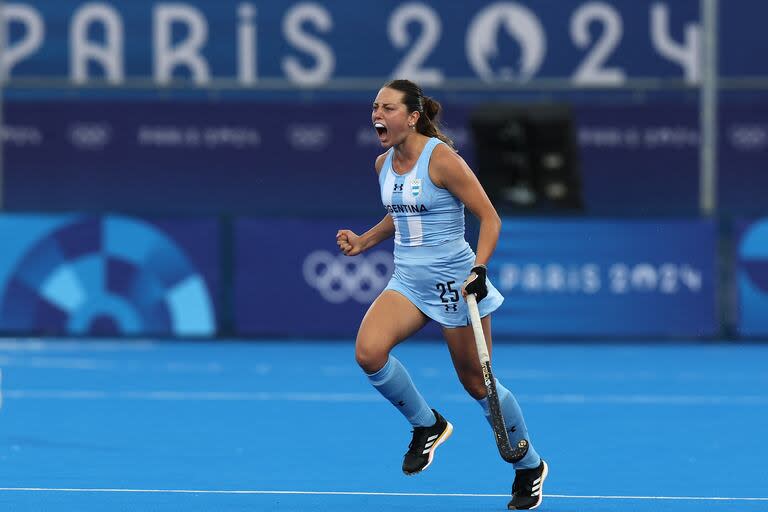 Así gritó Juana Castellaro el primer gol de las Leonas en los Juegos Olímpicos: fue el debut ideal