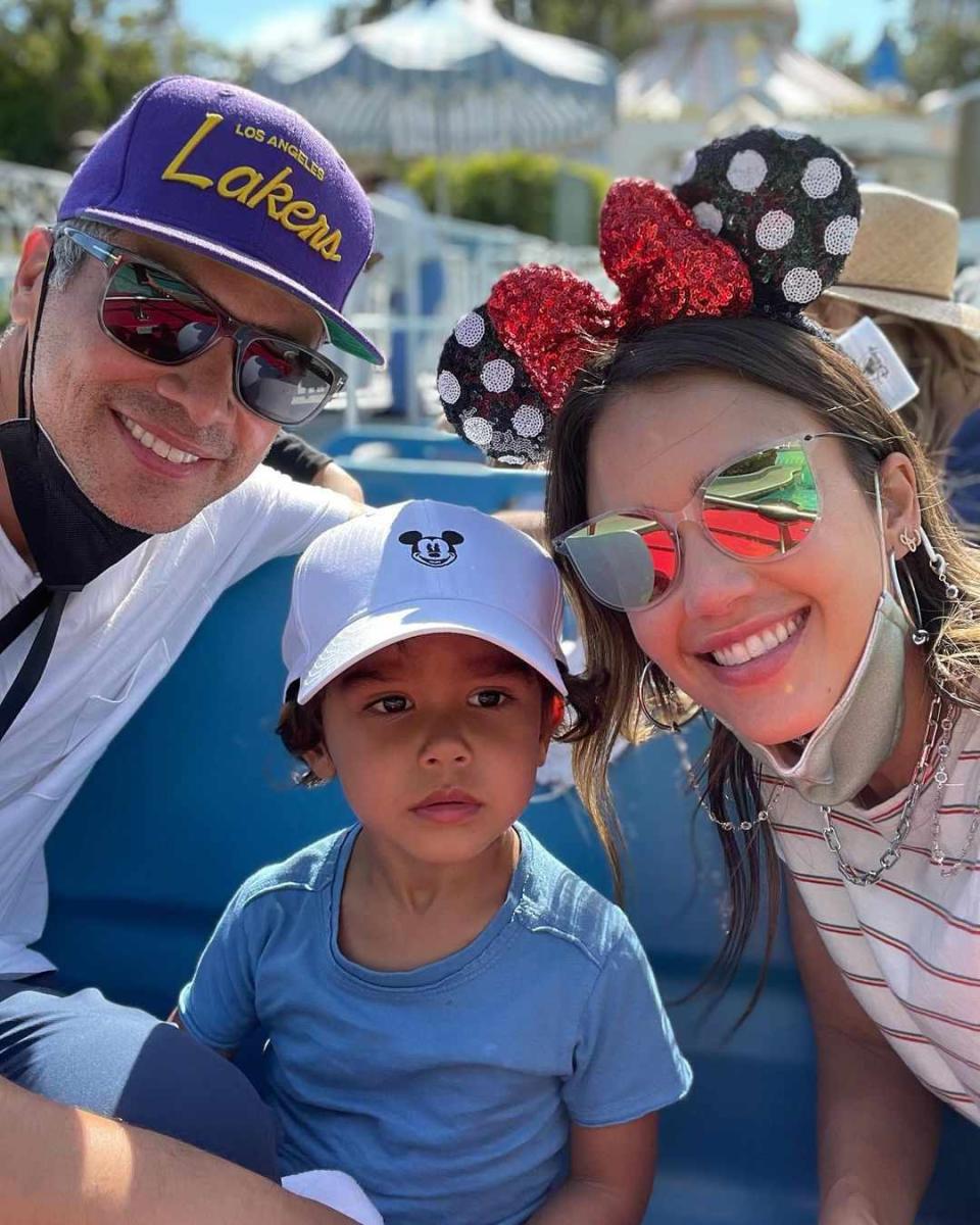 <p>"Disneyland photo dump," the actress captioned a series of <a href="https://www.instagram.com/p/CQy0fwnll_3/" rel="nofollow noopener" target="_blank" data-ylk="slk:family photos;elm:context_link;itc:0;sec:content-canvas" class="link ">family photos</a> from their recent trip to the California theme park. The Honest Company founder and her husband, Cash Warren, brought their youngest son, Hayes, 3, to the park for the first time! They also share daughters Honor, 13, and Haven, 9.</p>