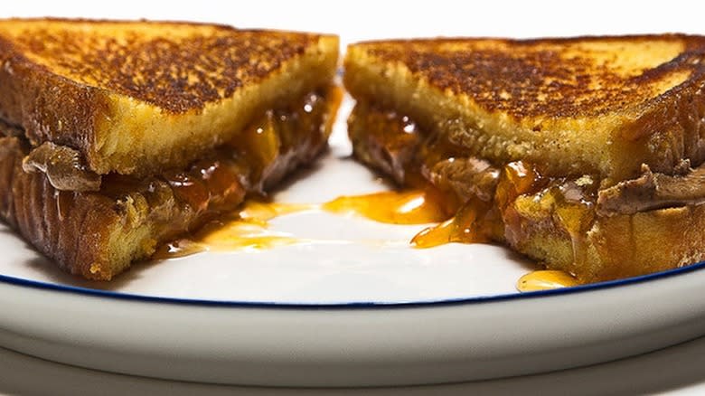 almond butter jelly sandwich