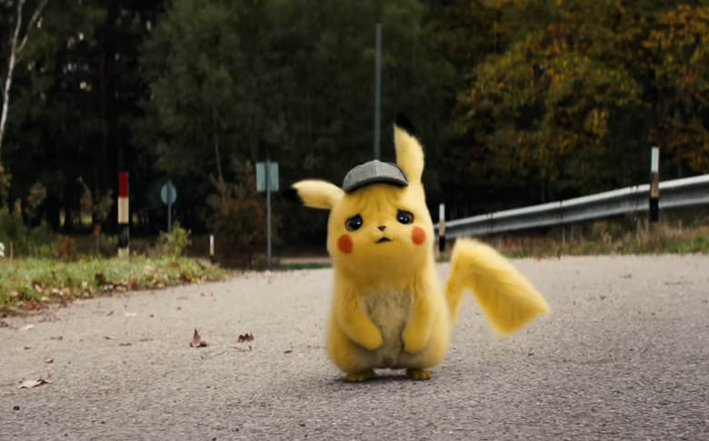 pikachu in the street