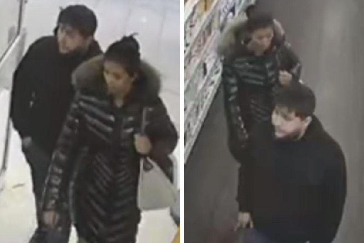 Police search for suspects after £256 worth of CeraVe products stolen from Superdrug <i>(Image: Hampshire Police)</i>