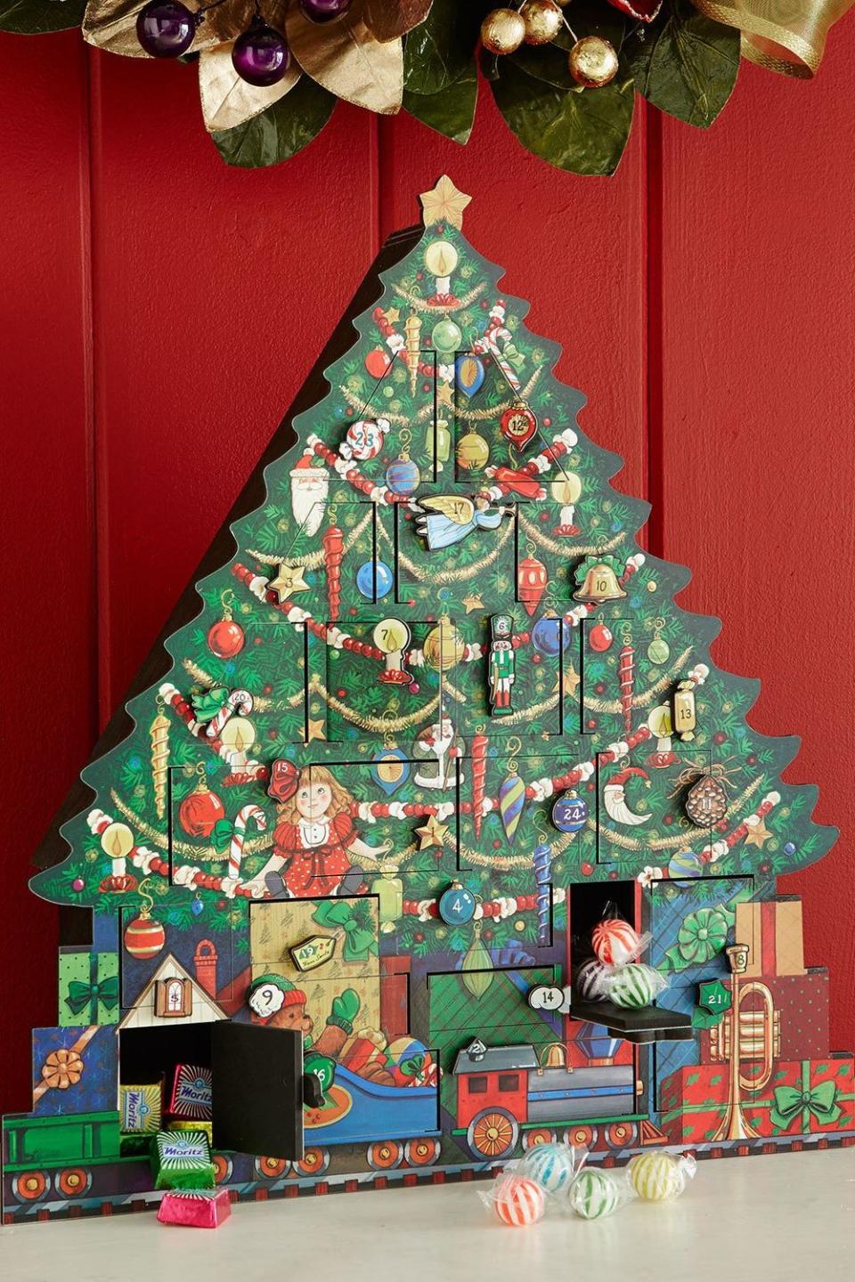 Christmas Tree Advent Calendar