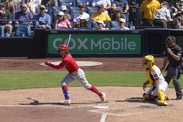 Schwarber homers again at Petco Park as the Phillies beat the Padres 9-7 in  their NLCS rematch - ABC News