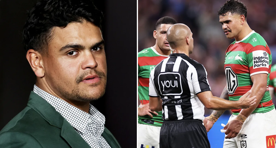 Souths have reportedly run out of patience when it comes to Latrell Mitchell's off-field dramas. Image: Getty
