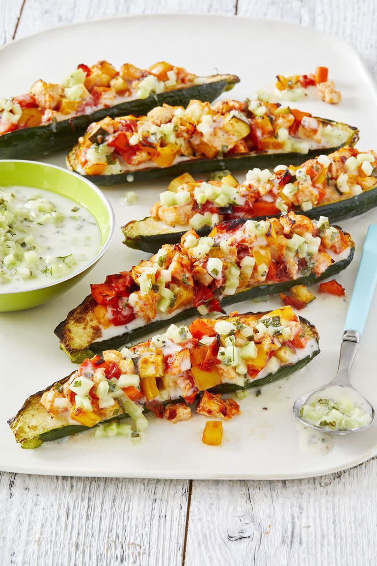 Mediterranean Zucchini Boats