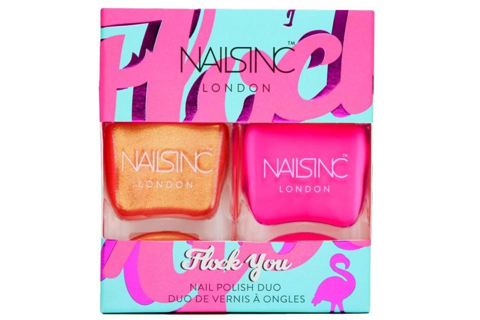 Nails Inc Nail Polish Duo, Flock You, 2x14ml