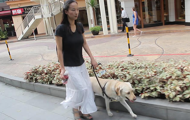 Singaporean guide dog owner Cassandra Chiu said that she and a friend were “refused” service at McDonald’s on Monday amid the retail chain’s island-wide free breakfast promotion. (Yahoo photo)