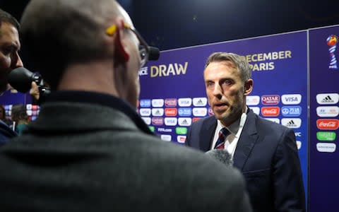Phil Neville - Phil Neville said facing Scotland will be one of the bigger and best occasions the women's game has seen in this country - Credit: Getty Images