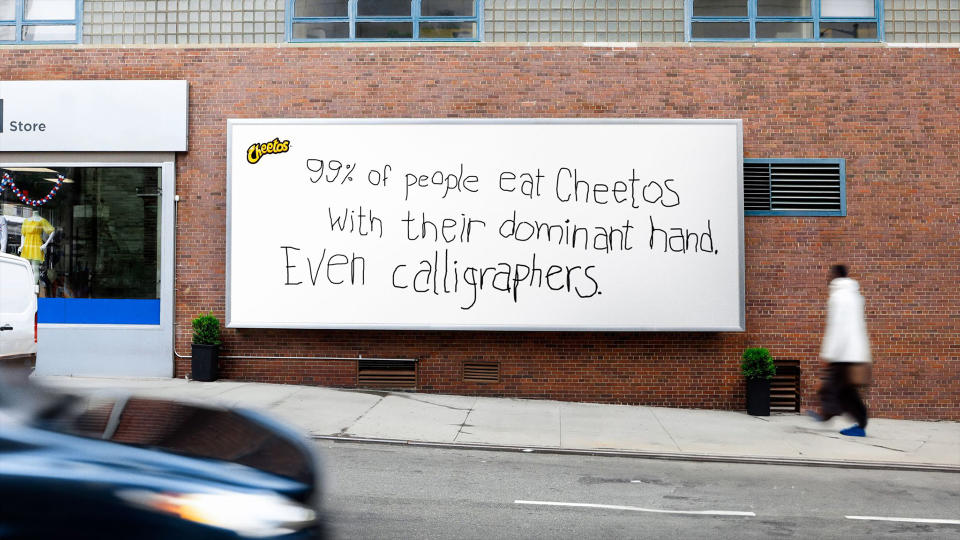 Cheetos billboard ad