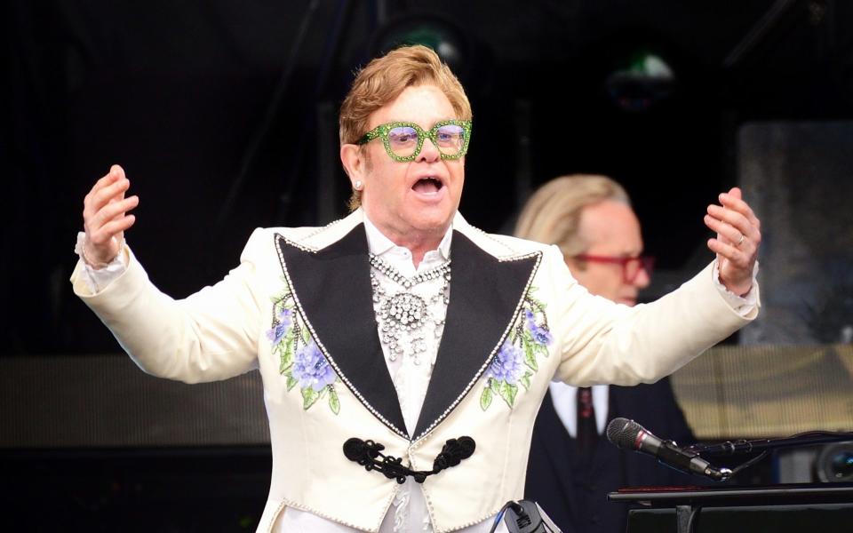 In an 18-month period in the mid-1990s, Sir Elton John spent nearly a whopping £40 million - Gus Stewart/Redferns