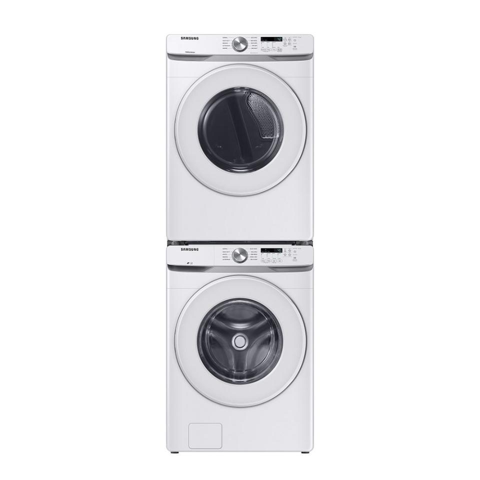 3) High-Efficiency Stackable Steam Cycle Front-Load Washer and Electric Dryer Set