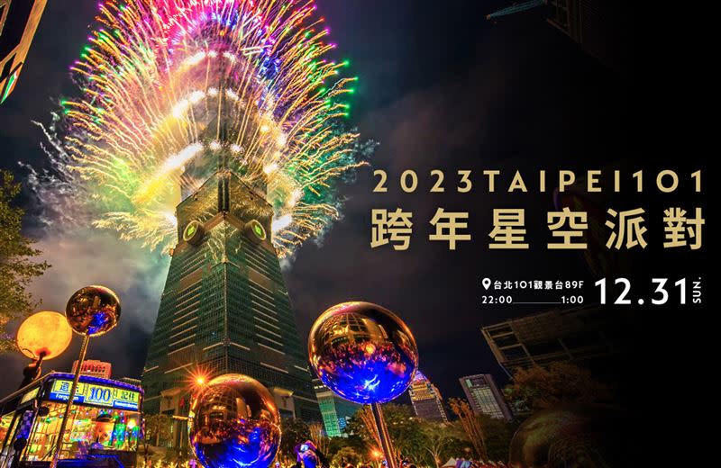 購買芋椰新品，即可抽「2023 TAIPEI 101跨年星空派對門票兩張」。（圖／日出茶太提供）