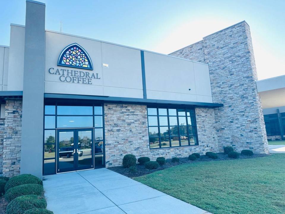 Outside view of Cathedral Coffee in Macon