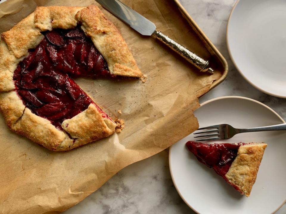 Honeyed Plum Galette