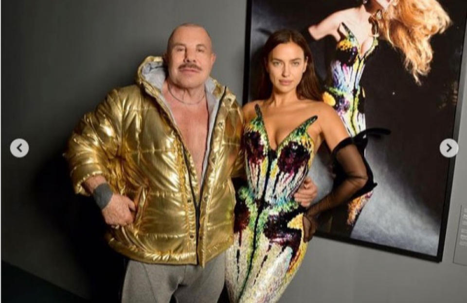 Russian supermodel Irina Shayk was just one of many stars to pay tribute to the late fashion legend Thierry Mugler who died on Sunday January 23 in Paris, aged 73. She posted a photo of herself wearing a figure hugging sequin gown made by the late designer alongside him in tribute. Caption read: “Gone to soon God of fashion .. a rarely REAL, kindness , sweetest .. u ll be always missed by your Russian…@manfredthierrymugler”